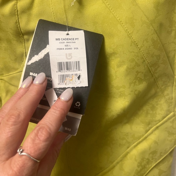 NWT Burton Cadence Snow pants in grass stain - Picture 10 of 11